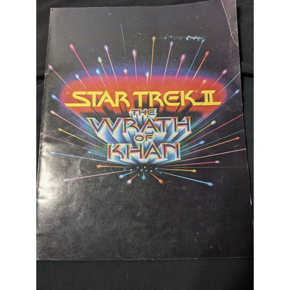 Star Trek II The Wrath of Khan Souvenir Program Book 1982 Movie Special